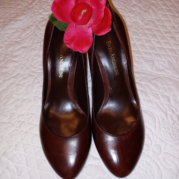 ENZO ANGIOLINI WOMEN'S SHOES PUMPS AND HEELS BROWN SIZE 6 - Picture 2 of 15